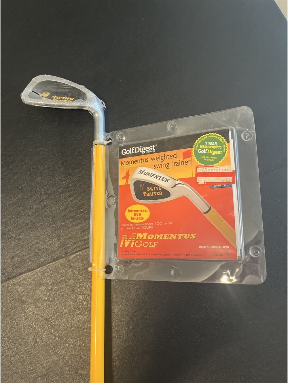 ⛳️ Momentus Golf Swing Trainer Training Aid Men’s 40oz Training Grip RH DVD New!